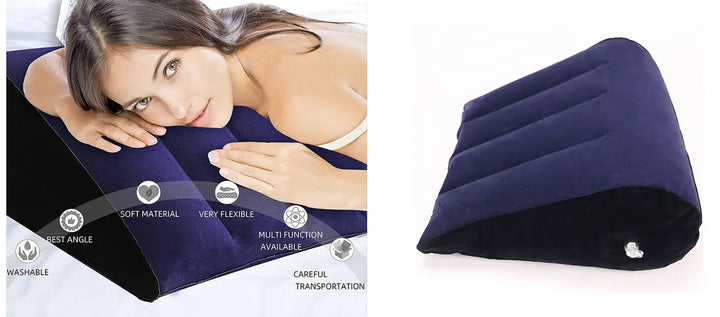 Wedge Shaped inflatable sex pillow