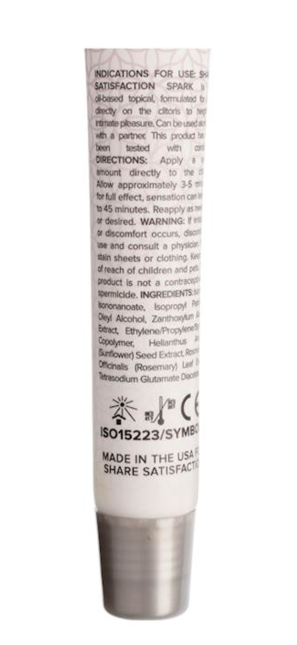 Share Satisfaction Spark Clitoral Stimulant - 10 ML - Playmate Adult Store