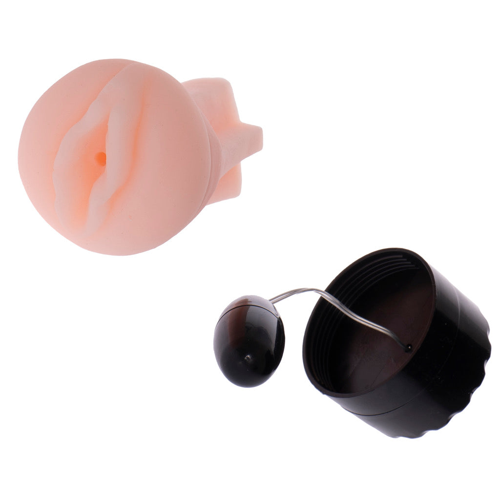 Masturbator cup vibrating