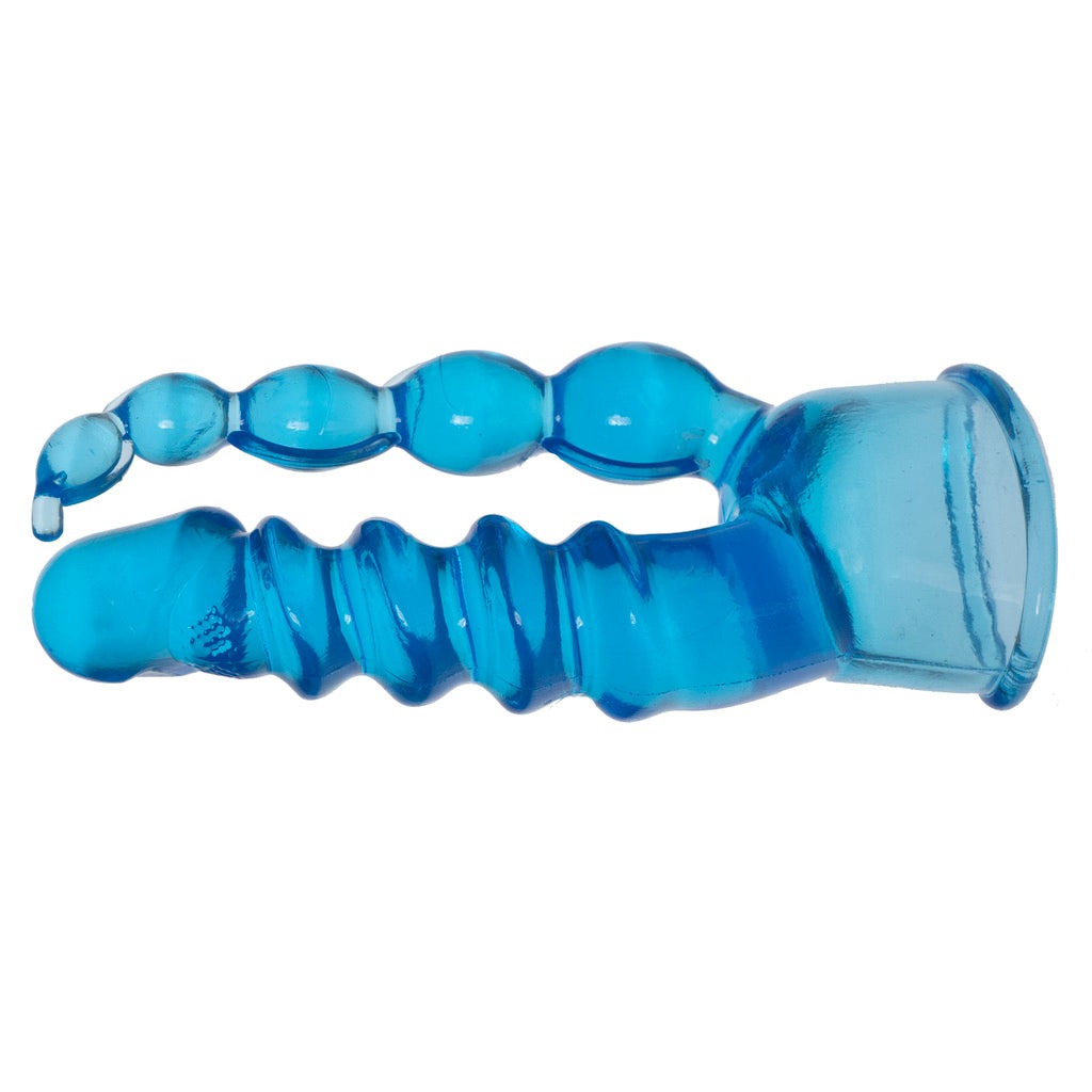 Double penetration dildo suction cup base