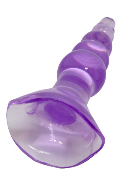 ribbed beaded anal butt plug