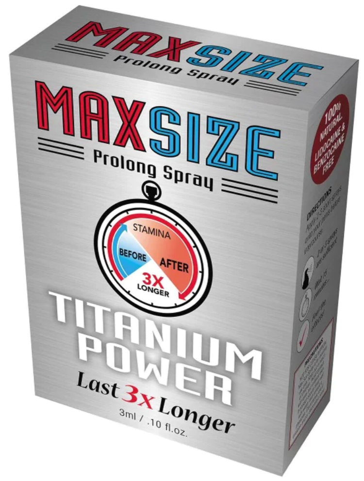 Max Size Prolong Spray