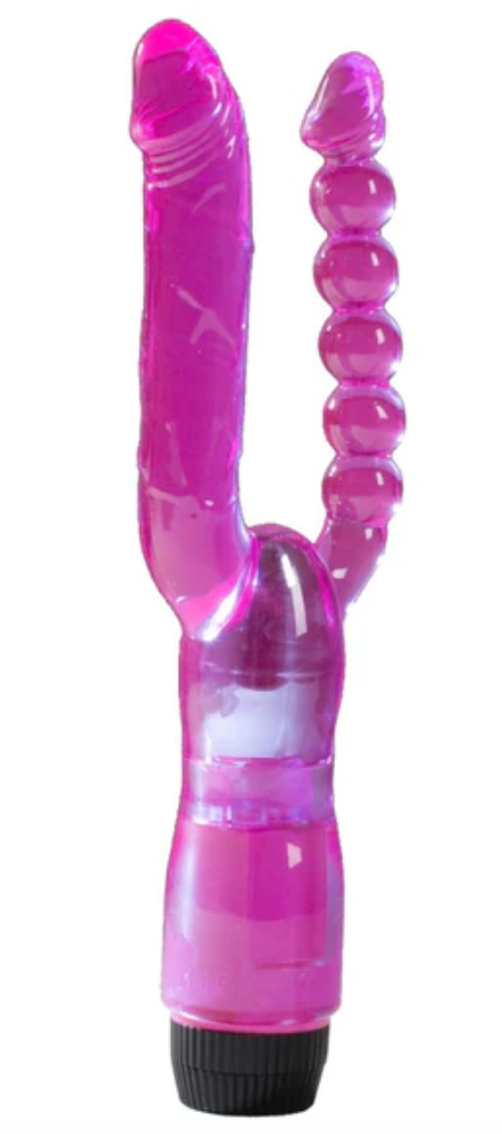 Dildo vibrator double penetration