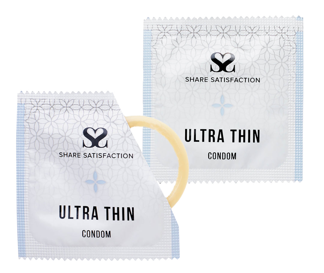 Cock Ring, Wet Stuff Lubricant & Share Satisfaction Ultra Thin Condoms (3-Pack) Bundle