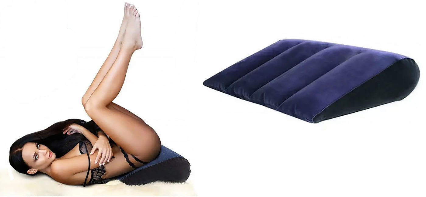Wedge Shaped inflatable sex pillow - Playmate Adult Store
