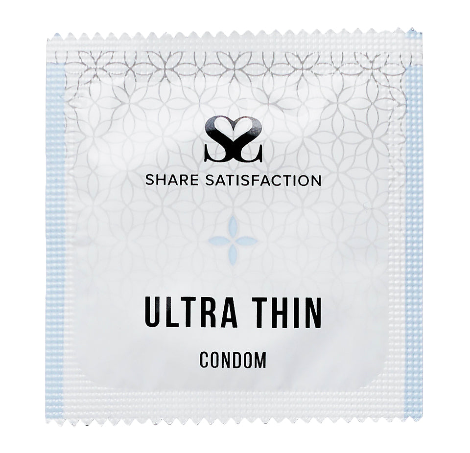 Cock Ring, Wet Stuff Lubricant & Share Satisfaction Ultra Thin Condoms (3-Pack) Bundle