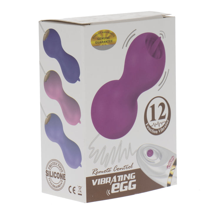 Comfort Vibe 12 Function Remote Vibration Egg Packaging